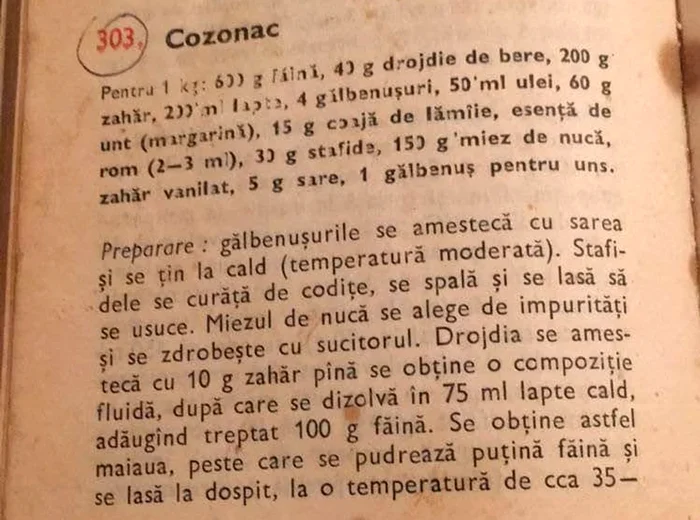 Recept cozonac gospodinje sveto hranijo FOTO: Osebni arhiv/Ecaterina Hulea