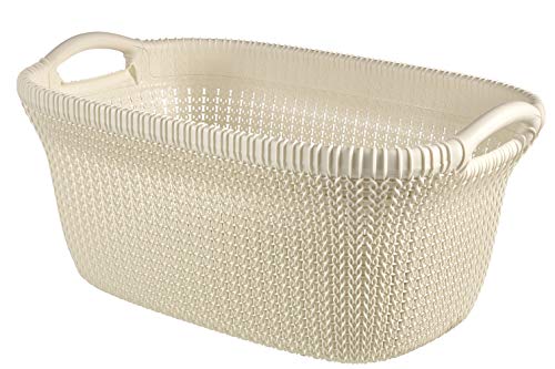 Pletena košara Curver 40L, Oasis White, 57,5x36,5x25 cm, 228393